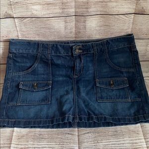 Jean Mini Skirt